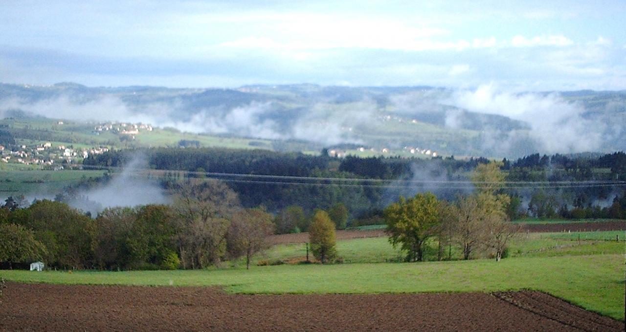 Vallée loire vue de la terrasse